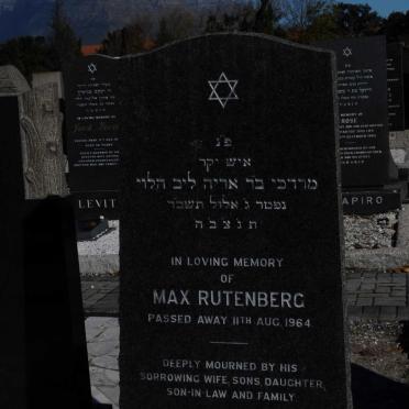 RUTENBERG Max -1964