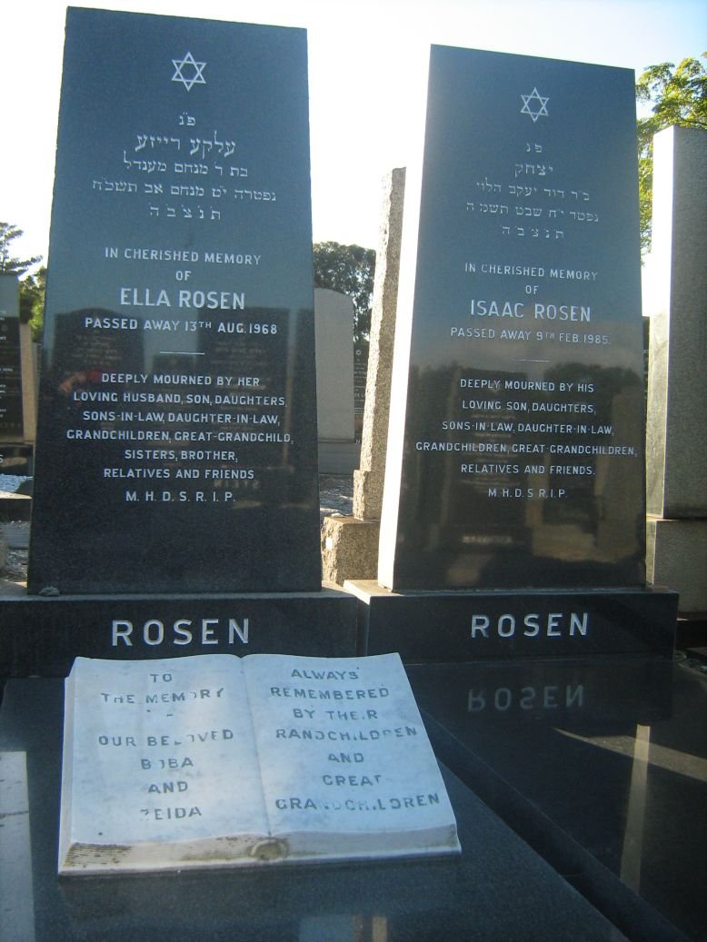 ROSEN Isaac -1985 &amp; Ella -1968