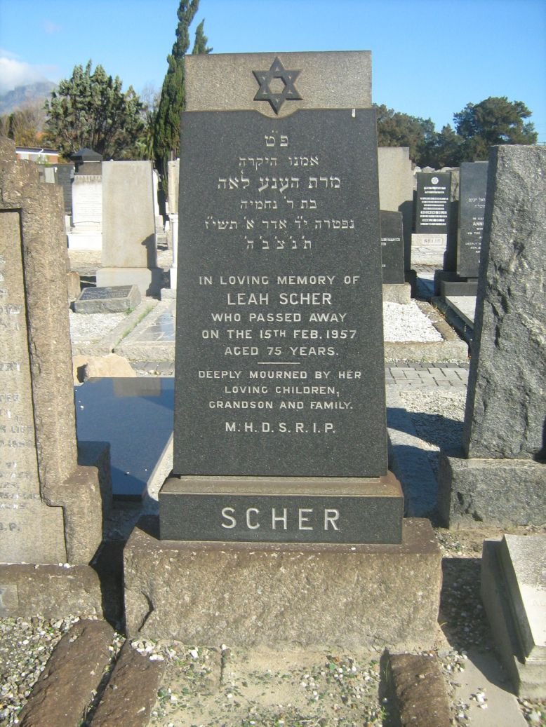 SCHER Leah -1957