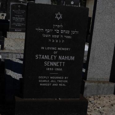 SENNETT Stanley Nahum 1895-1966