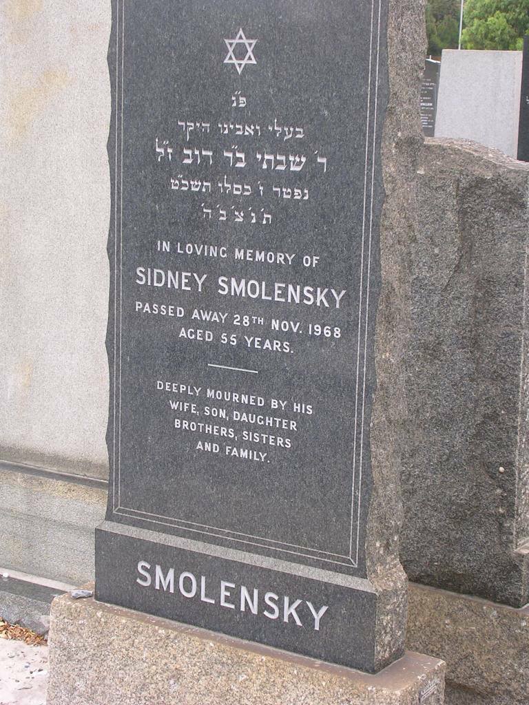 SMOLENSKY Sidney -1968