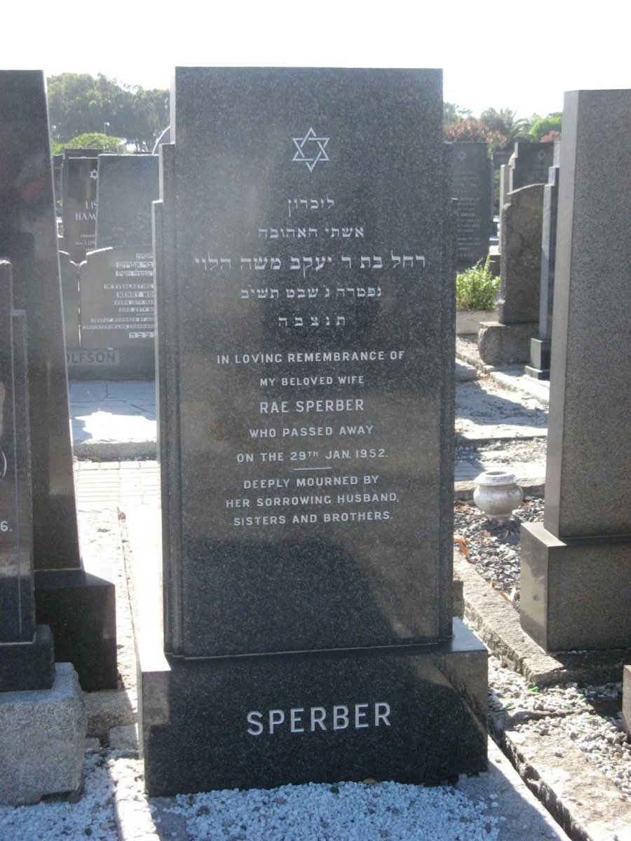 SPERBER Rae -1952