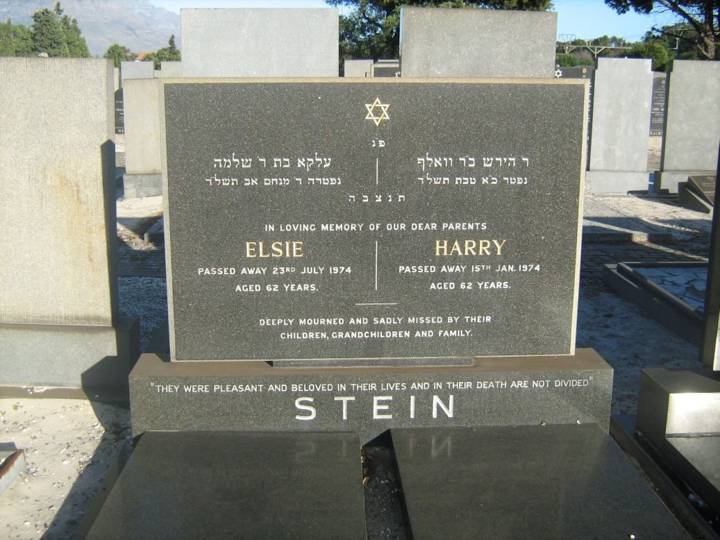 STEIN Harry -1974 &amp; Elsie -1974