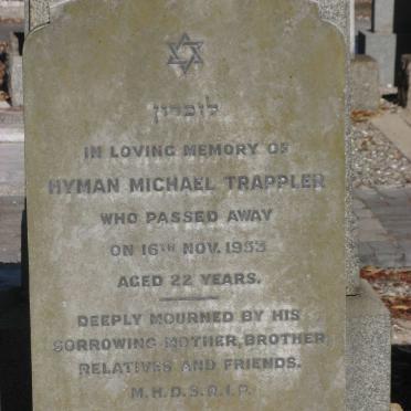 TRAPPLER Hyman Michael -1953