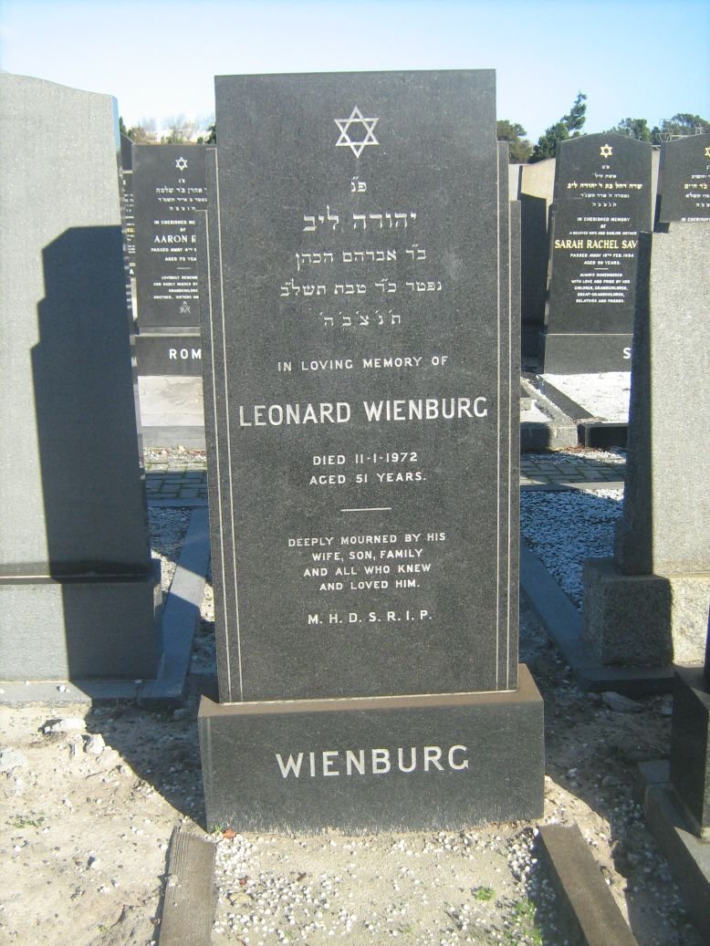 WIENBURG Leonard -1972