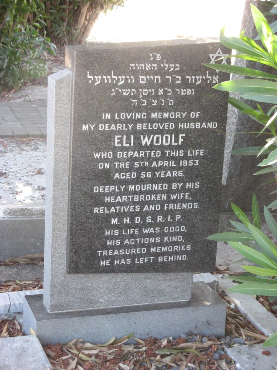 WOOLF Eli -1953