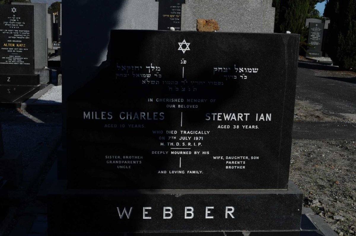 WEBBER Stewart Ian -1971 :: WEBBER Miles Charles -1971