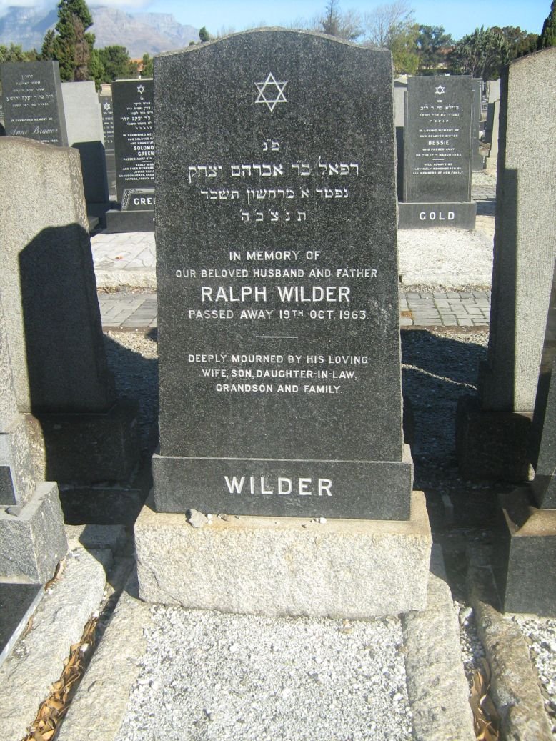 WILDER Ralph -1963