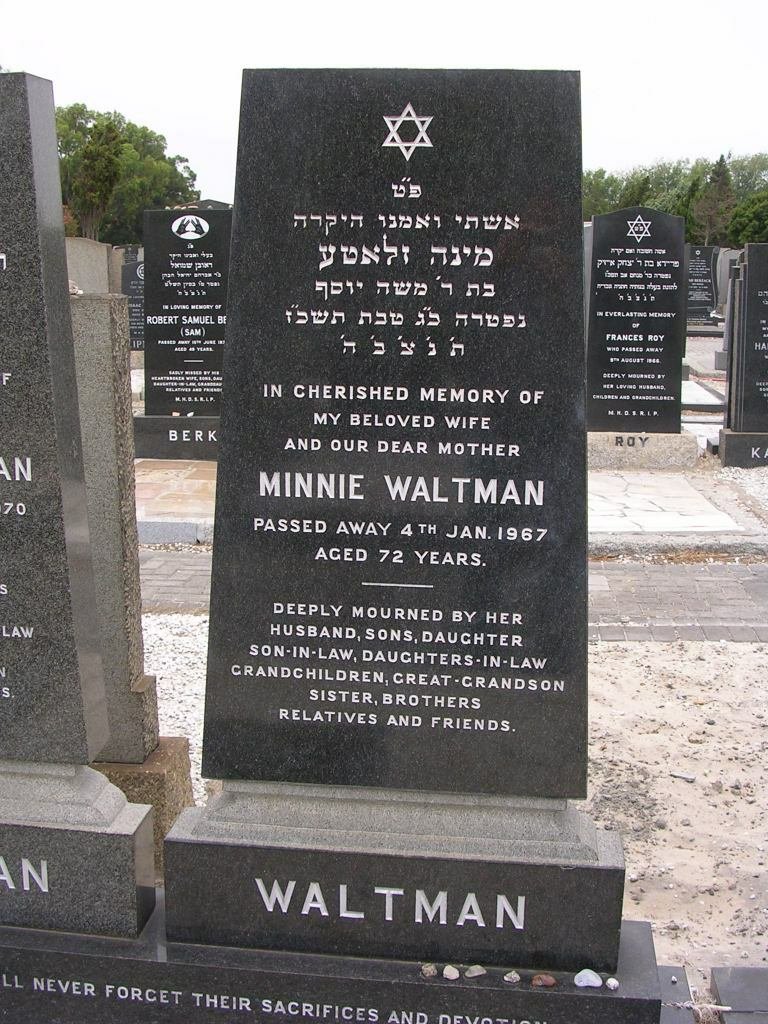 WALTMAN Reuben -1970 &amp; Minnie -1967