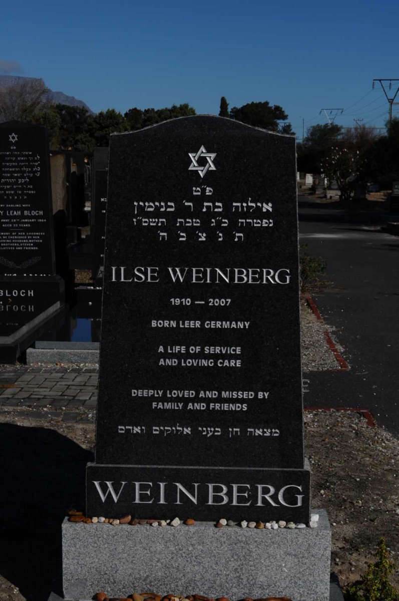 WEINBERG Ilse 1910-2007