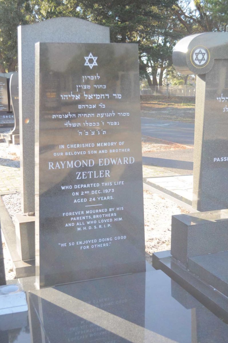 ZETLER Raymond Edward -1973