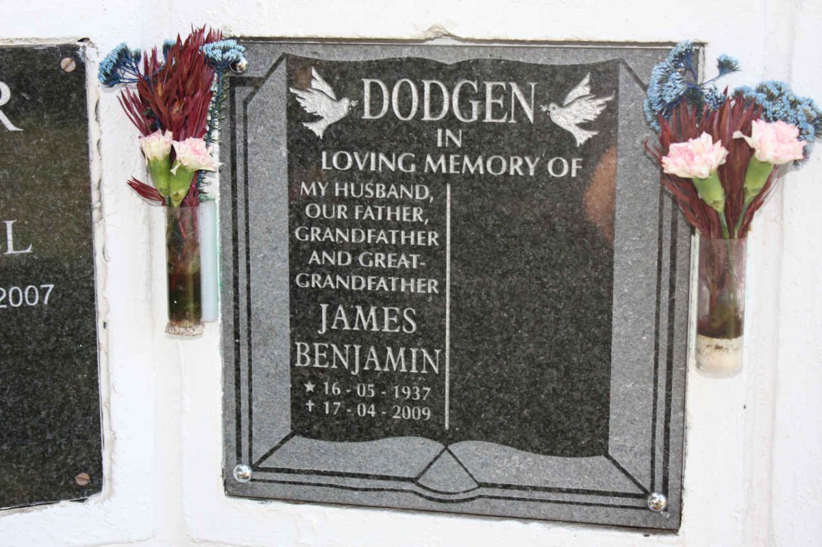 DODGEN James Benjamin 1937-2009