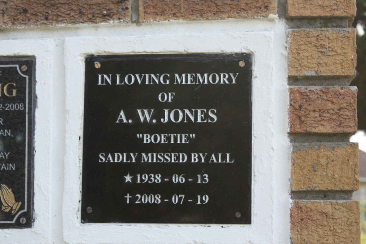 JONES A.W. 1938-2008