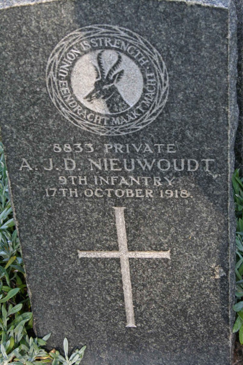 NIEUWOUDT A.J.D. -1918
