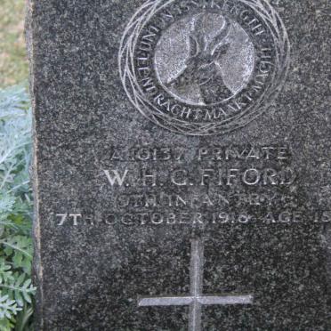 FIFORD W.H.G. -1918