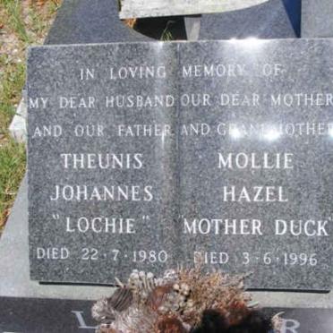 ? Theunis Johannes -1980 &amp; Mollie Hazel -1996