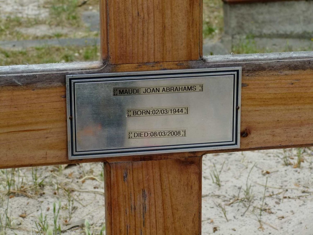 ABRAHAMS Maude Joan 1944-2008