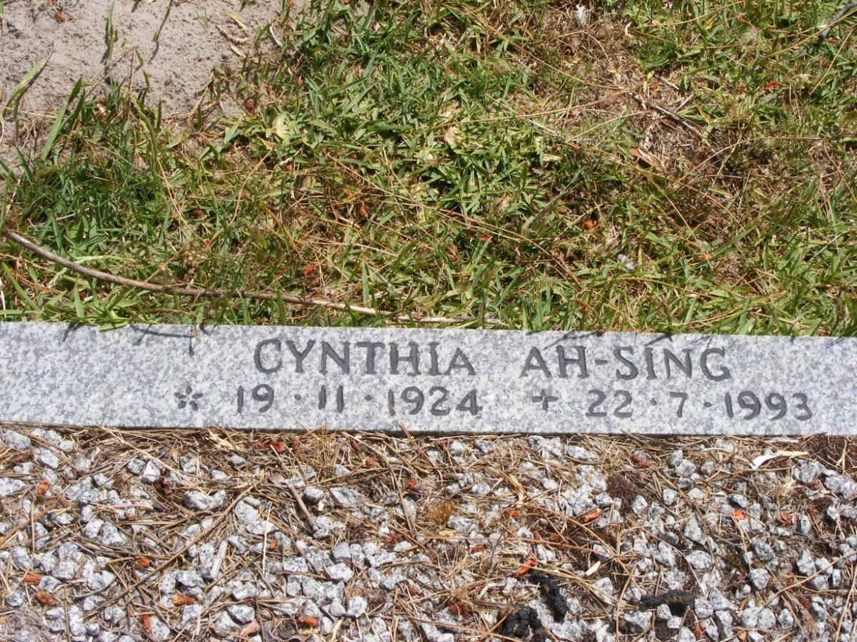 AH-SING Cynthia 1924-1993