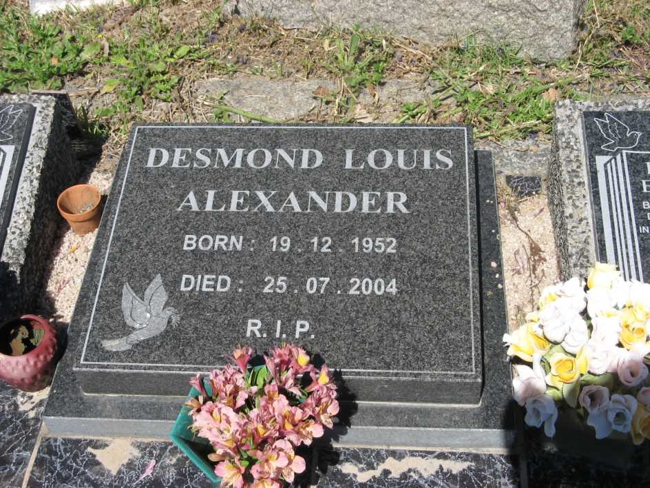 ALEXANDER Desmond Louis 1952-2004
