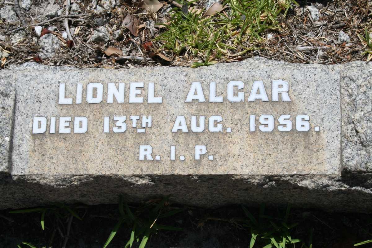 ALGAR Lionel -1956