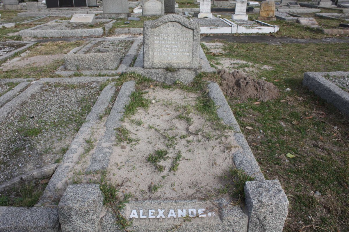 ALEXANDER Francis William 1878-1958