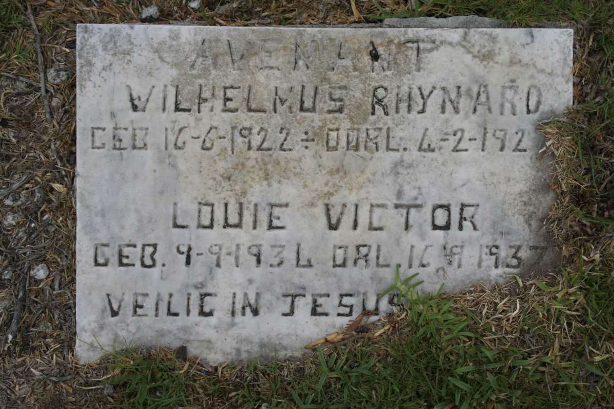 AVENANT Wilhelmus Rhynard 1922-1927 :: AVENANT Louie Victor 1934-1937