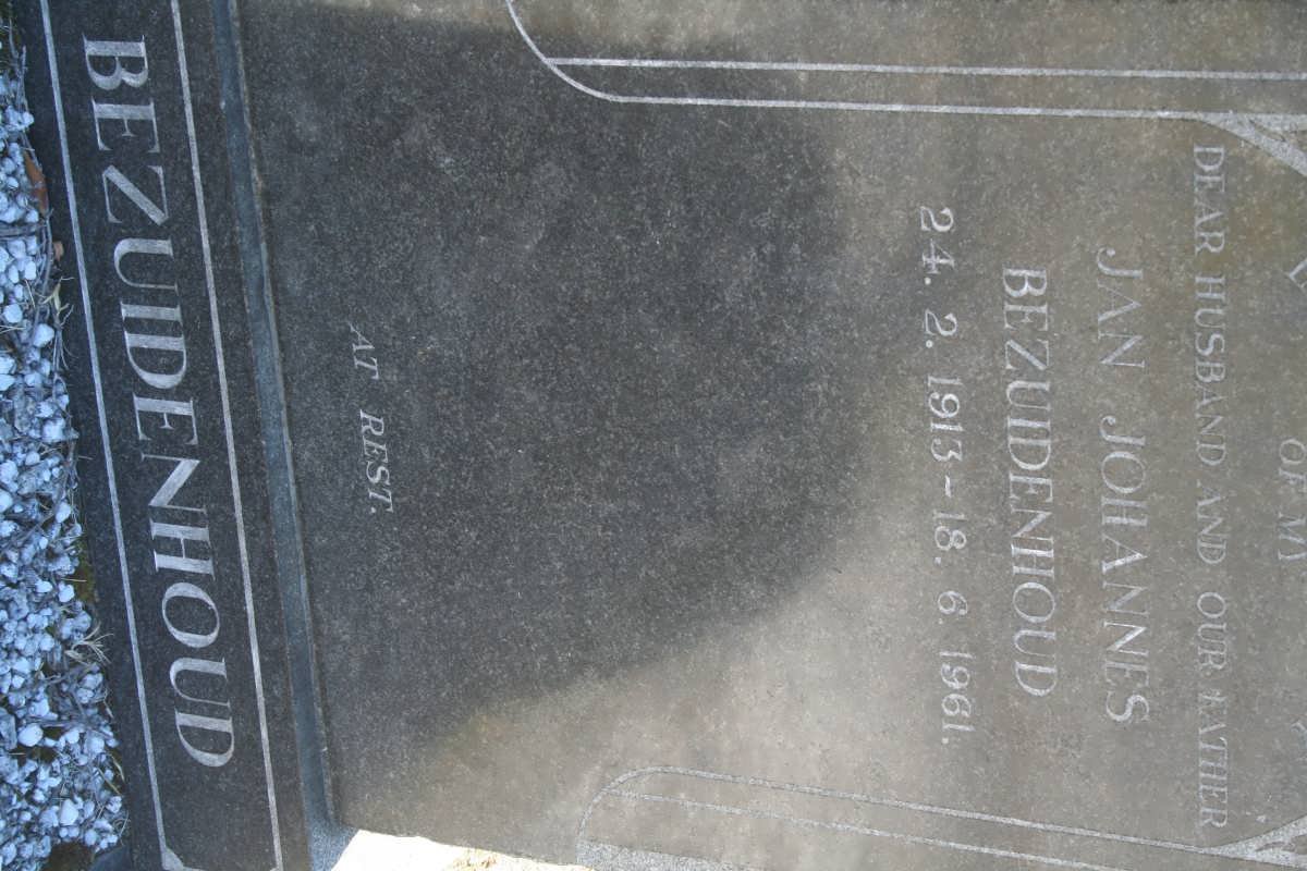 BEZUIDENHOUD Jan Johannes 1913-1961