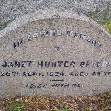 BEVERIDGE Janet Hunter -1924