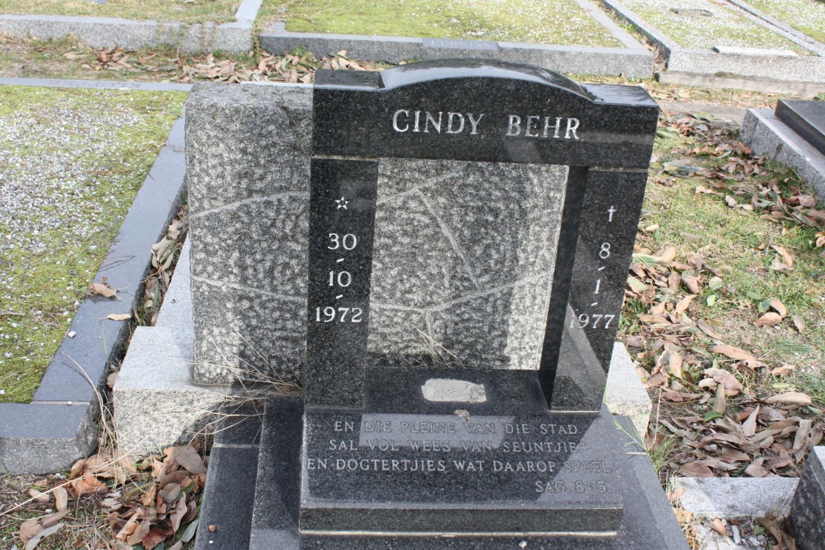 BEHR Cindy 1972-1977