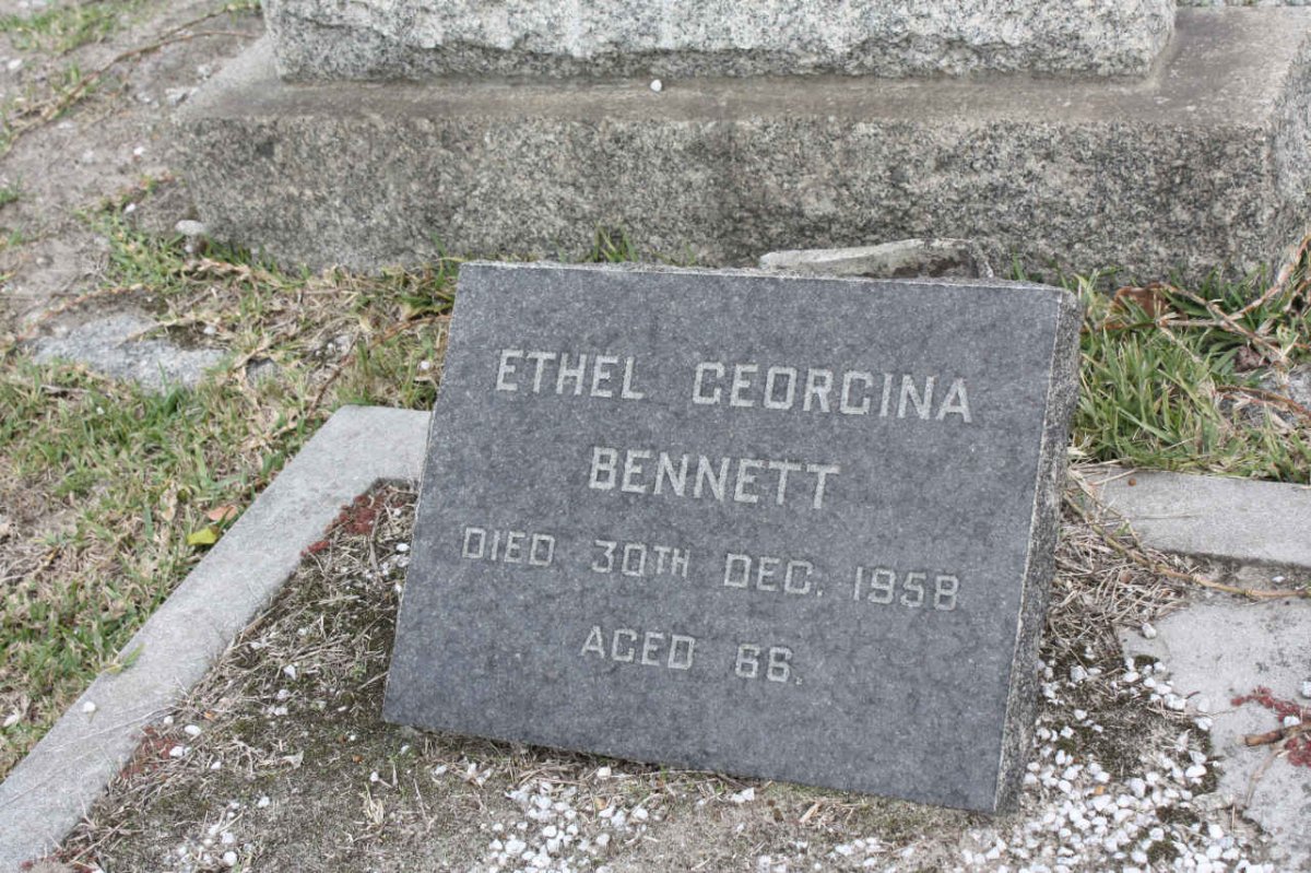 BENNETT Ethel Georgina -1958