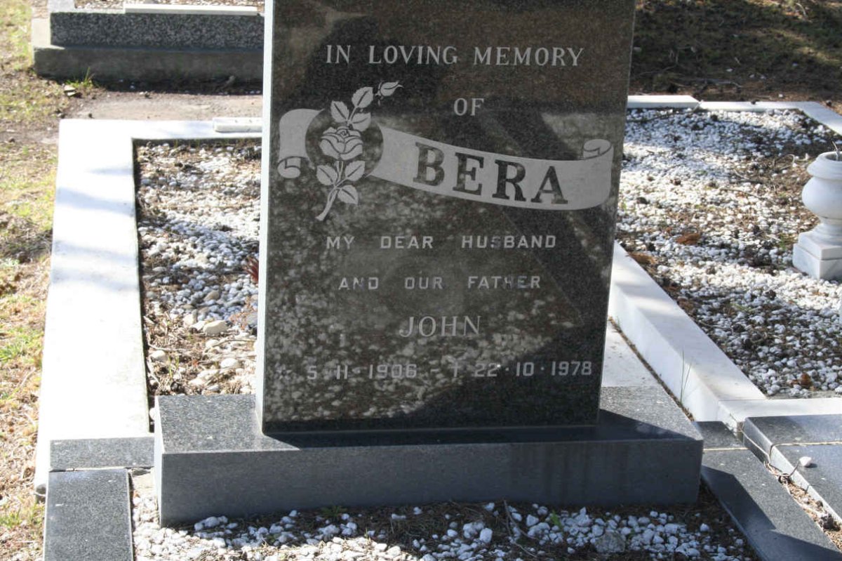 BERA John 1906-1978