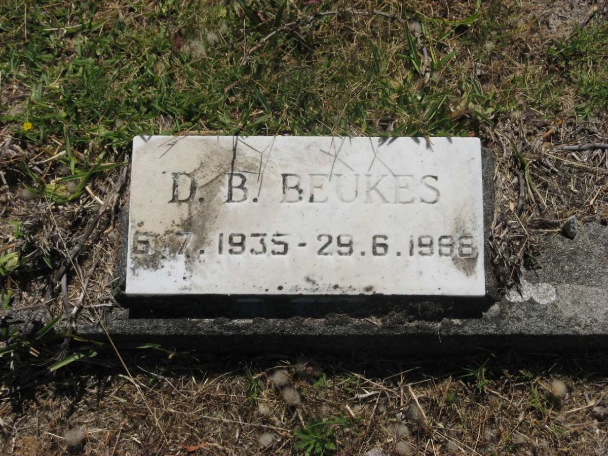 BEUKES D.B. 935-1988
