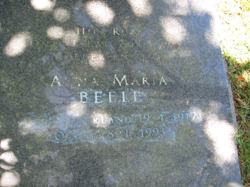 BEELE Anna Maria 1917-1993