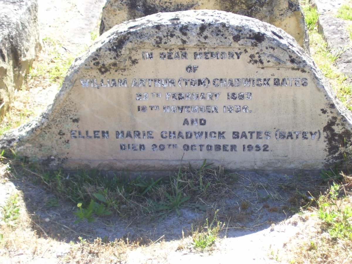 BATES William Arthur, CHADWICK 1883-1936 &amp; Ellen Marie BATEY -1952