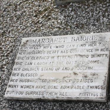 BAIGRIE Margaret