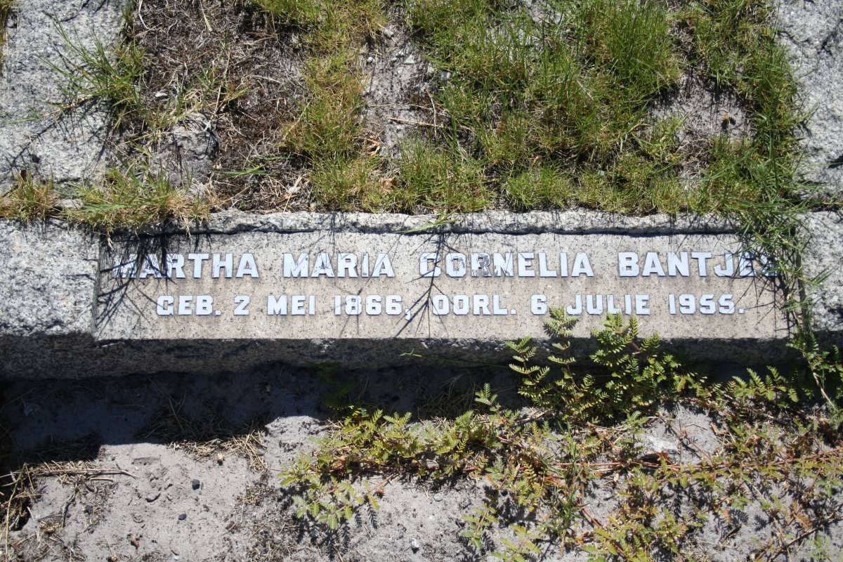 BANTJES Martha Maria Cornelia 1866-1955