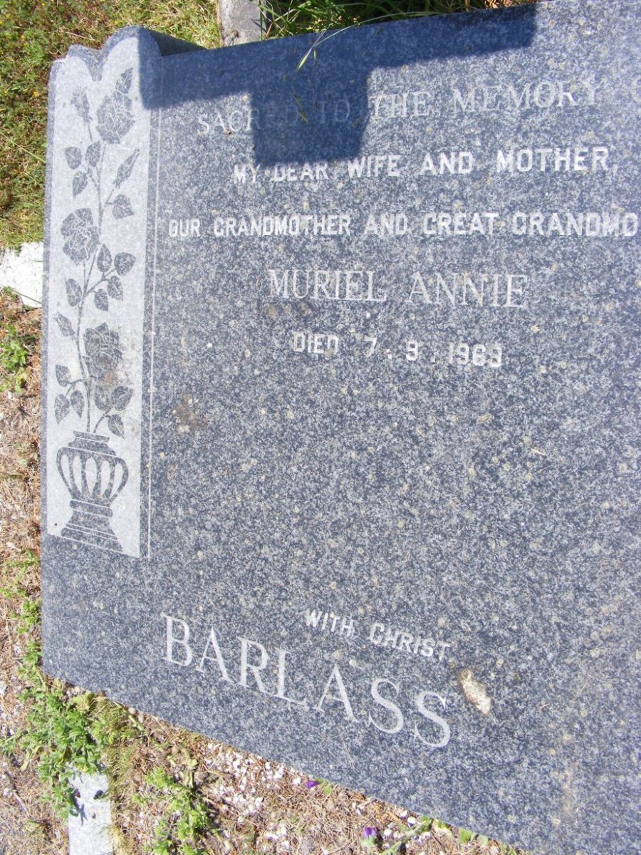 BARLASS Muriel Annie -1969