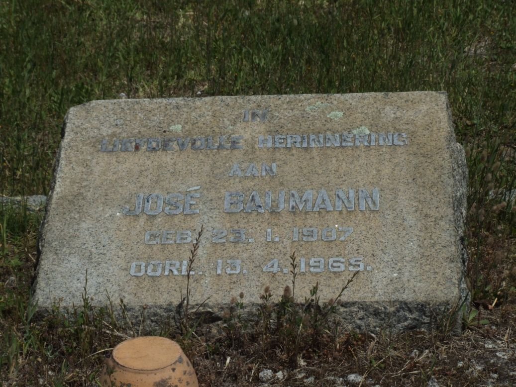 BAUMANN Jose 1907-1965