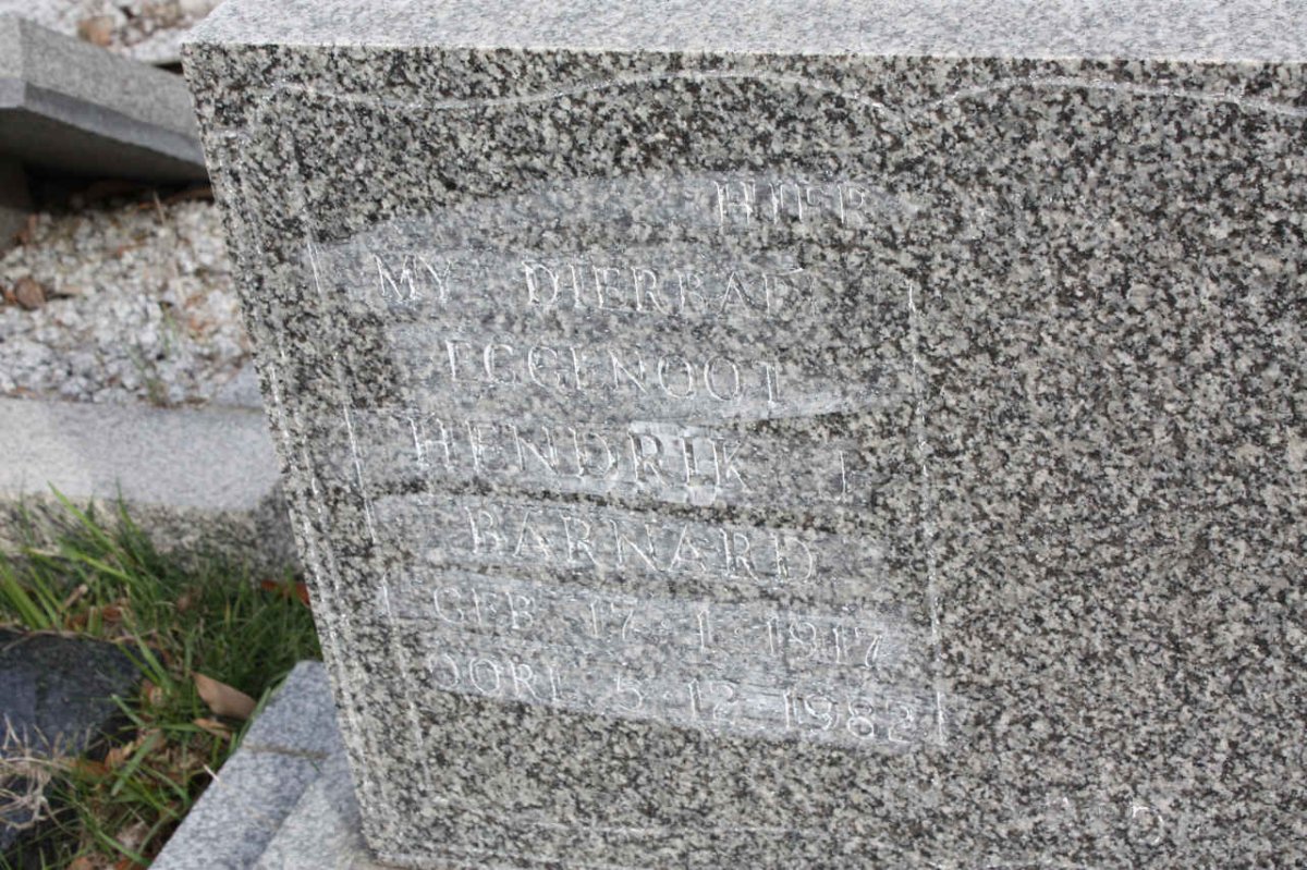 BARNARD Hendrik 1917-1982