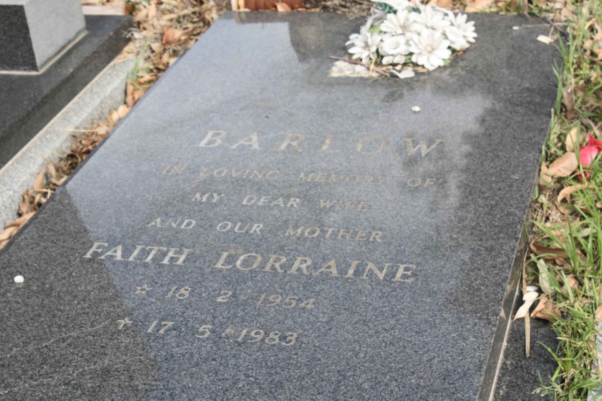 BARLOW Faith Lorraine 1954-1983