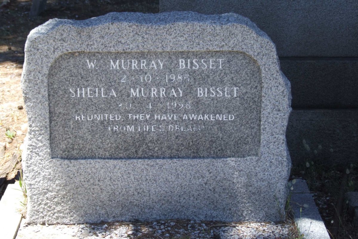 BISSET W., Murray -1985 &amp; Sheila -1998