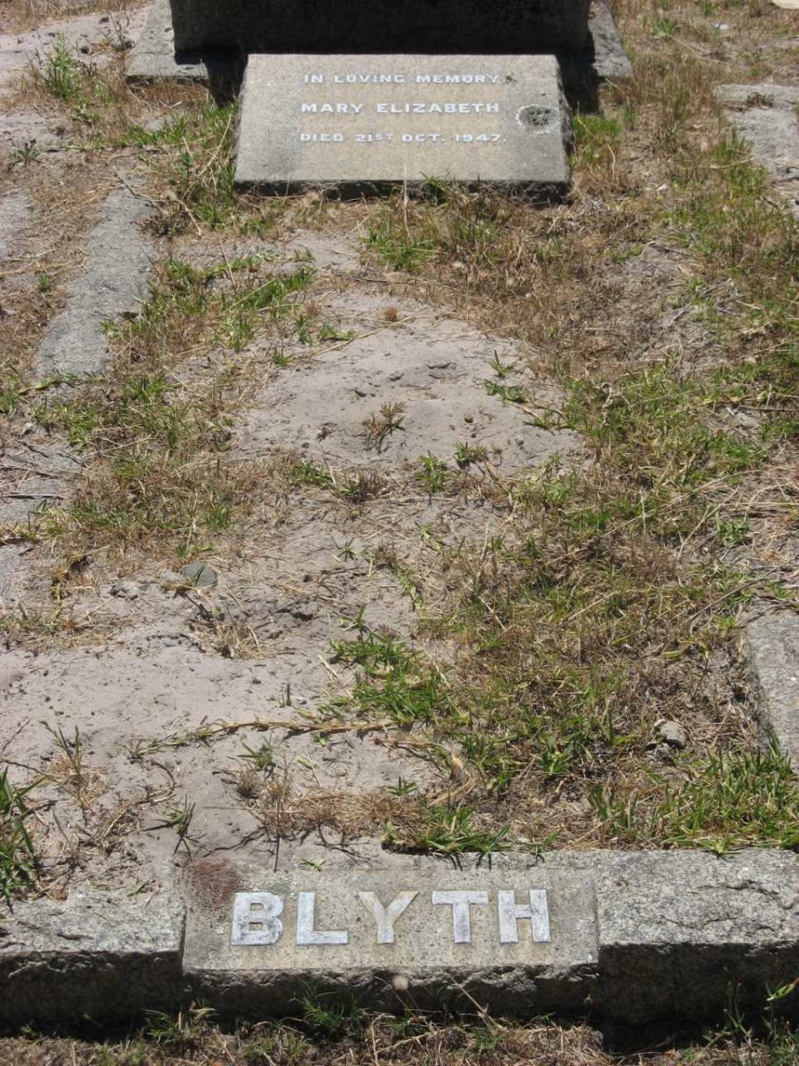 BLYTH Mary Elizabeth -1947