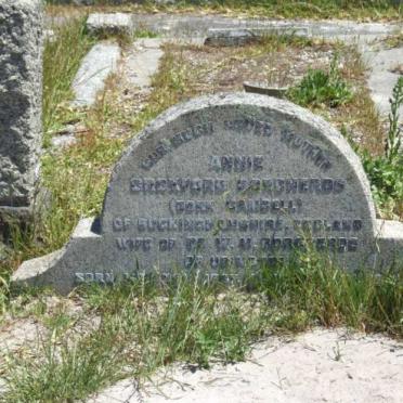 BORCHERDS Annie Croxford nee CAMBELL -1955