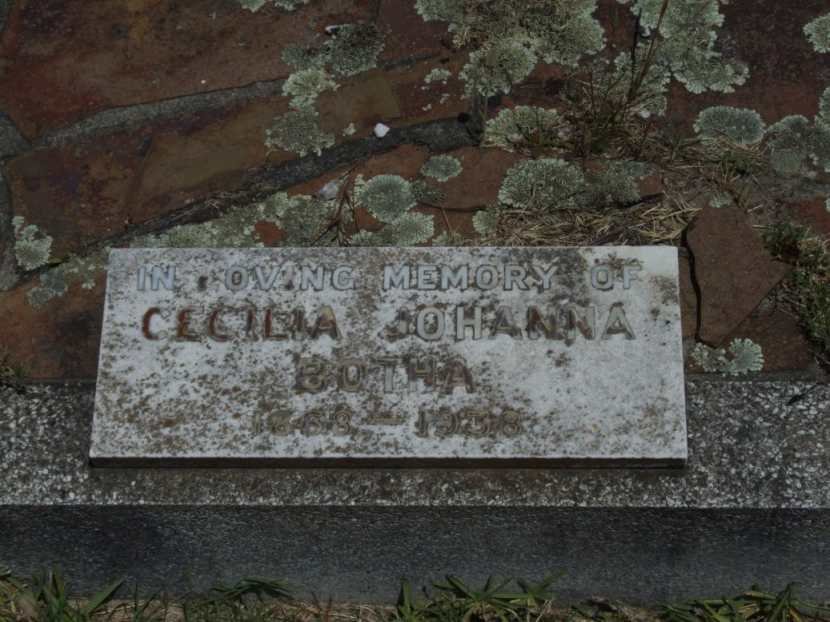 BOTHA Cecilia Johanna -1938