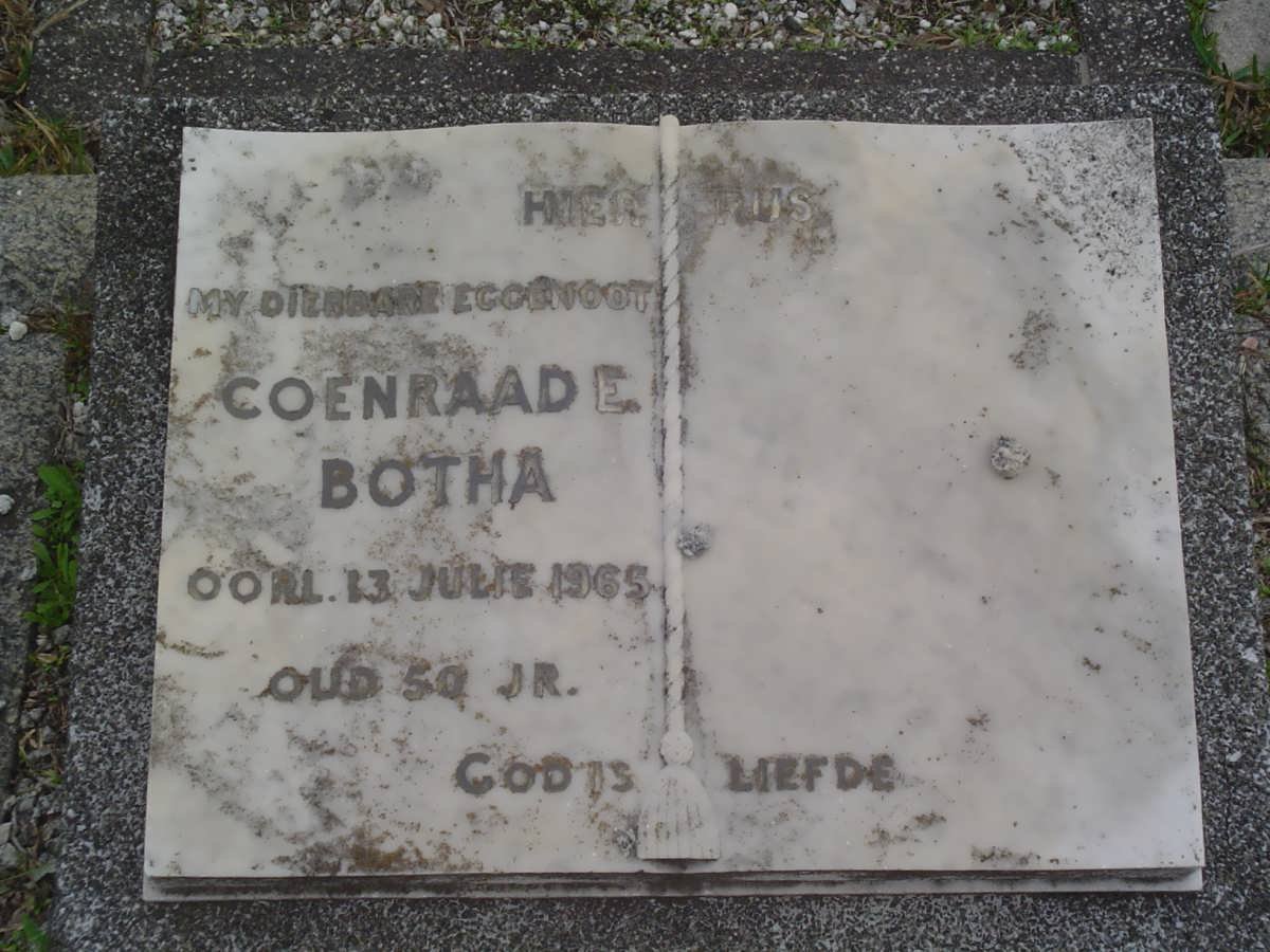 BOTHA Coenraad E. -1965