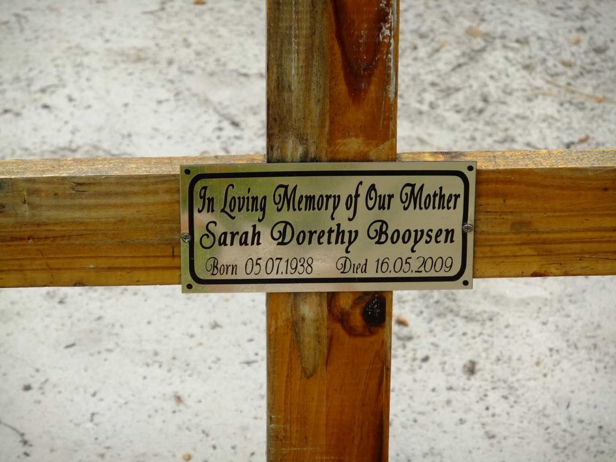 BOOYSEN Sarah Dorethy 1938-2009