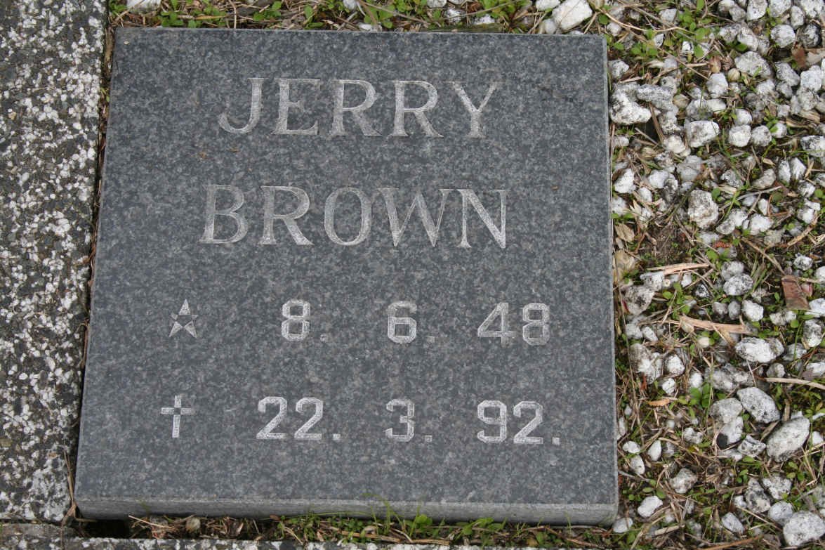 BROWN Jerry 1948-1992