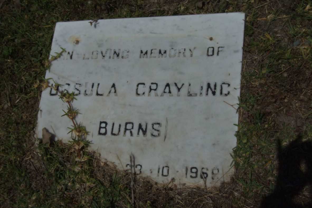 BURNS Ursula Grayling -1968