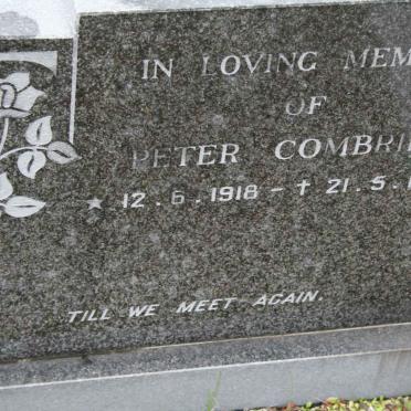 COMBRINK Peter 1918-1976