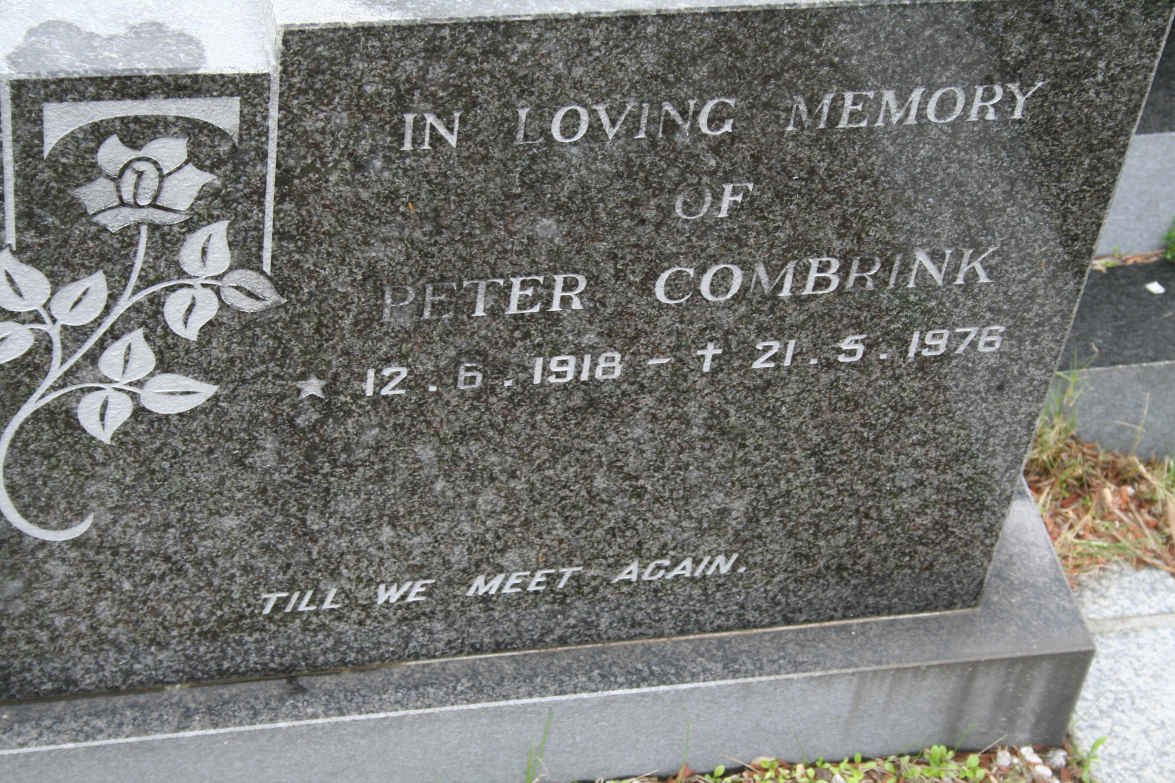 COMBRINK Peter 1918-1976